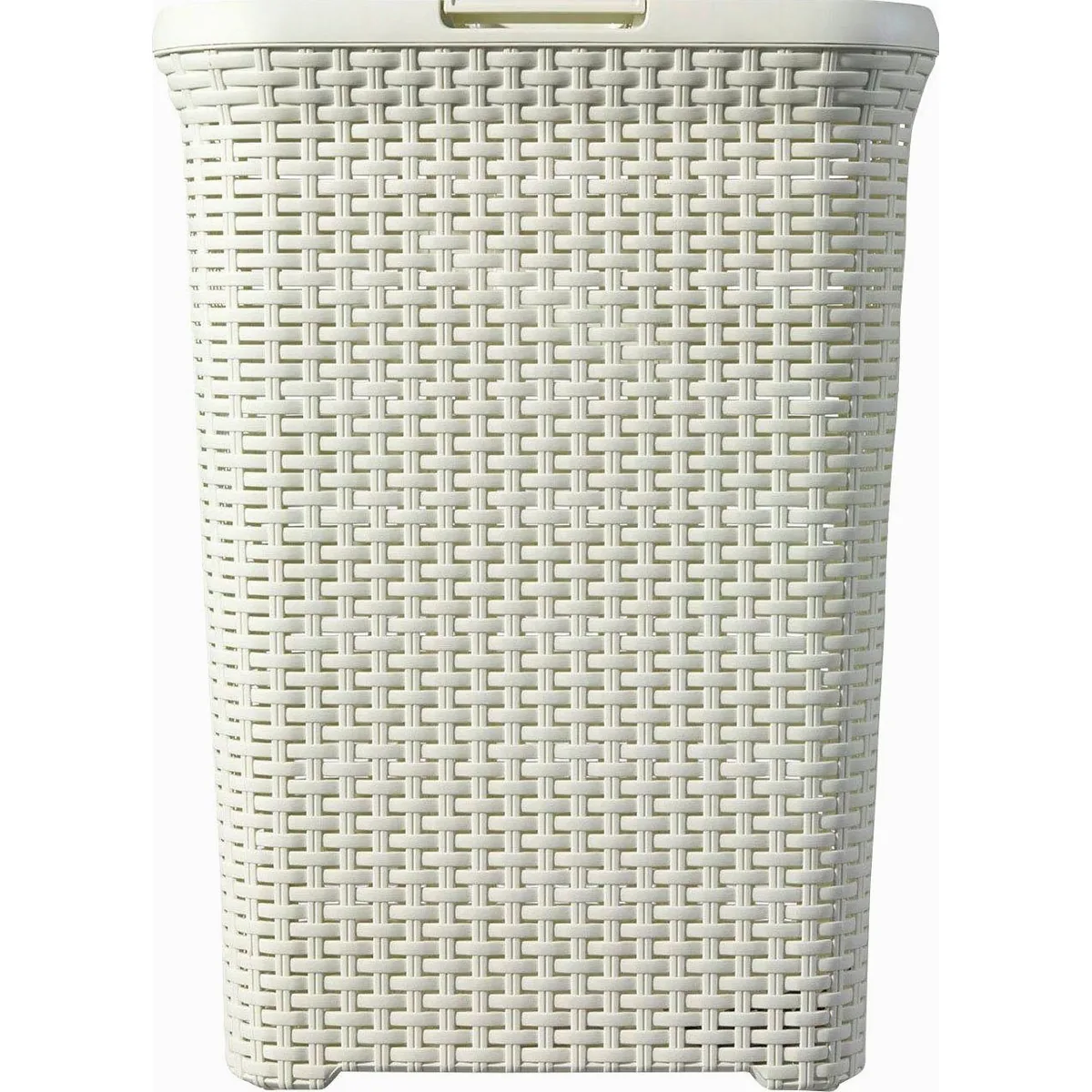 Curver Wäschekorb Style Set, dekorative Rattan-Optik, geruchsneutralisierend 3