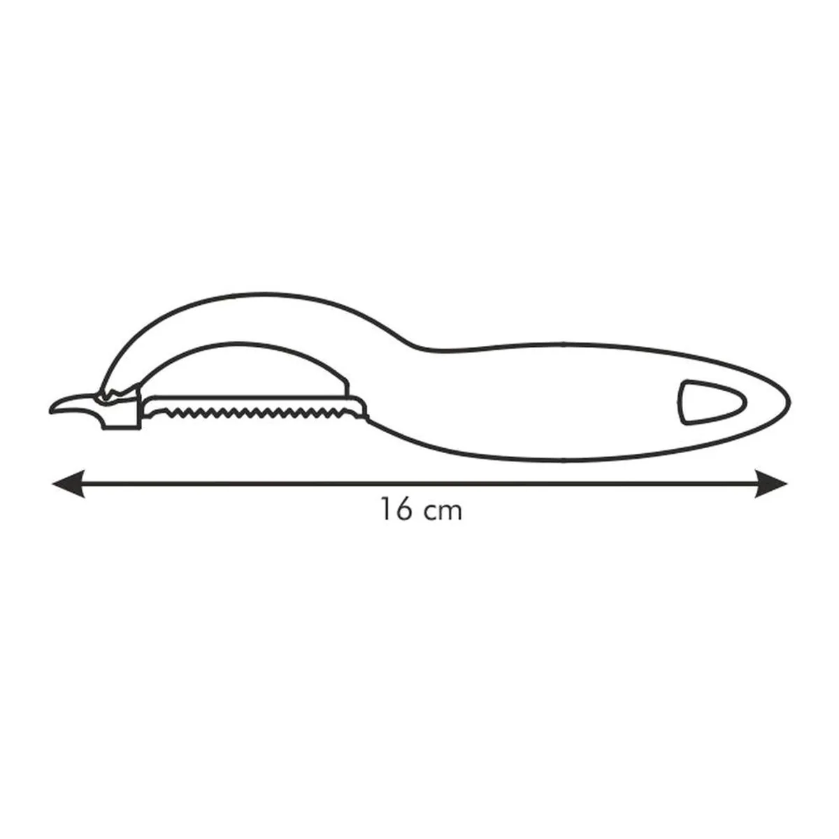Tescoma PRESTO Expert Sparschäler, ergonomisch, zackige Klinge 2