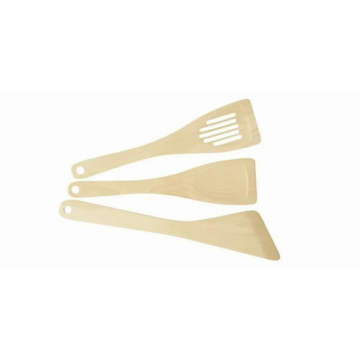 Tescoma WOODY Kochlöffel Set, 3-teilig, ergonomisch, langlebig, vielseitig