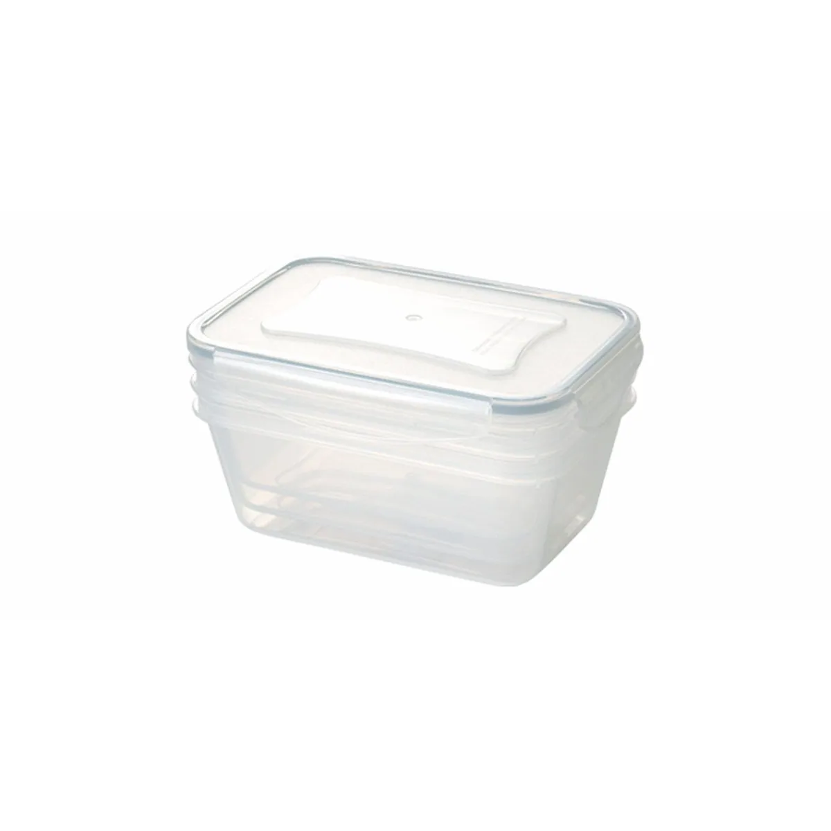 Tescoma FRESHBOX Frischhaltedose, rechteckig, 1,0 l, 3 Stück — auslaufsicher, luftdicht, ergonomisch