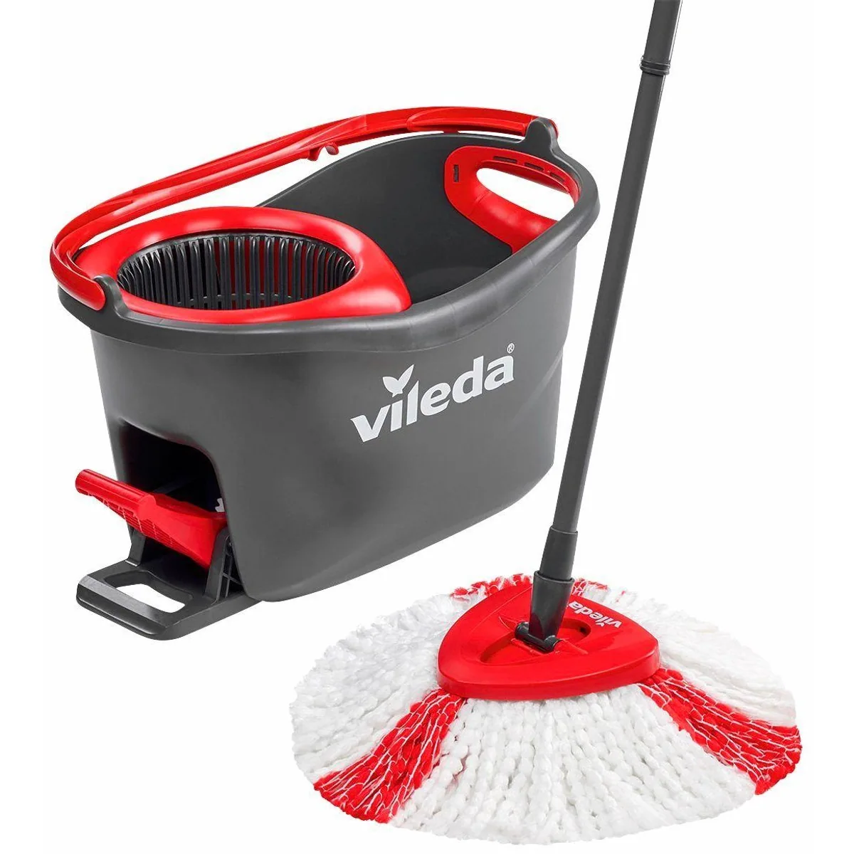 Vileda Turbo Easy Wring & Clean Set, mühelose Reinigung für alle Bodenarten