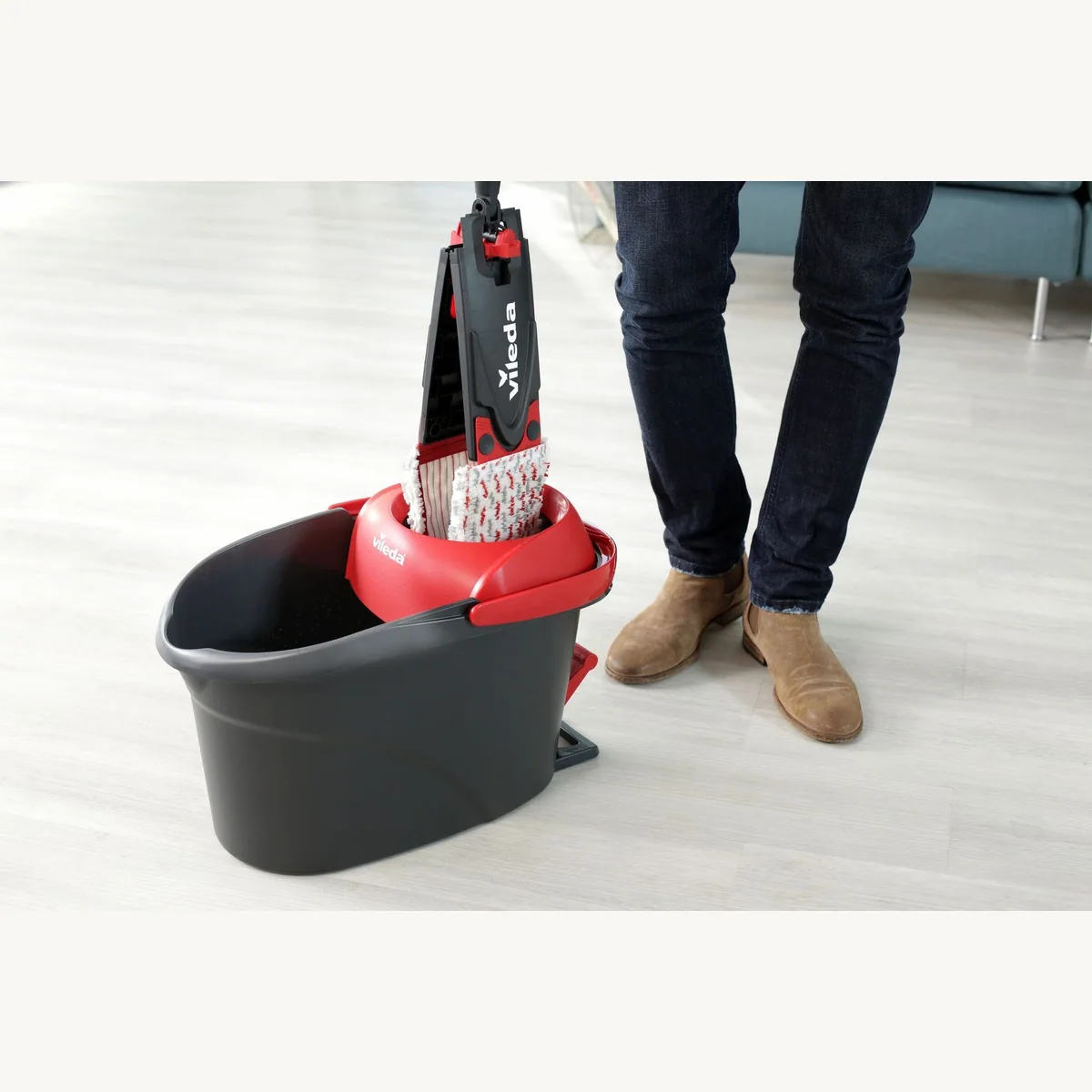 Vileda Ultramax XL Turbo Bodenwischer-Set, ideal für große Flächen 2