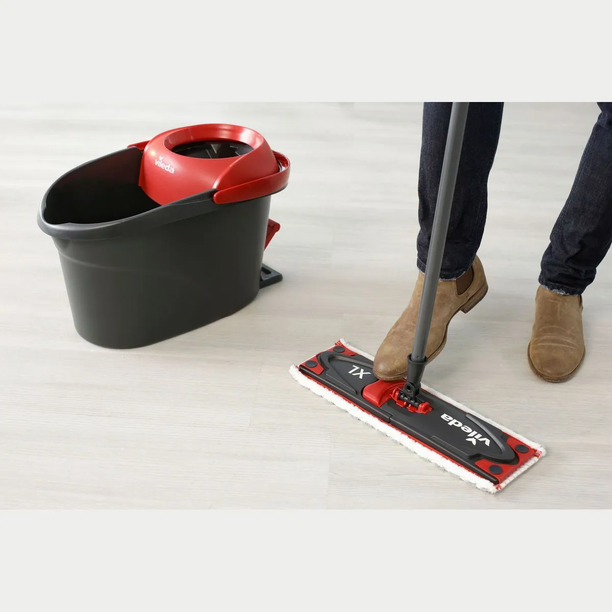 Vileda Ultramax XL Turbo Bodenwischer-Set, ideal für große Flächen 4
