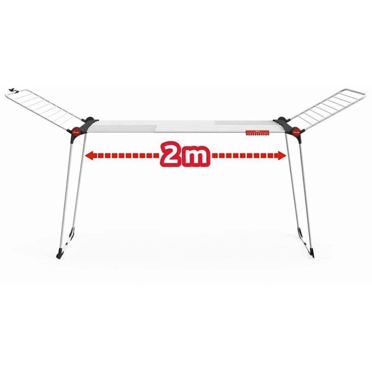Vileda INFINITY Flex Wäscheständer, ausziehbar auf 304 cm, flexibles Design 4