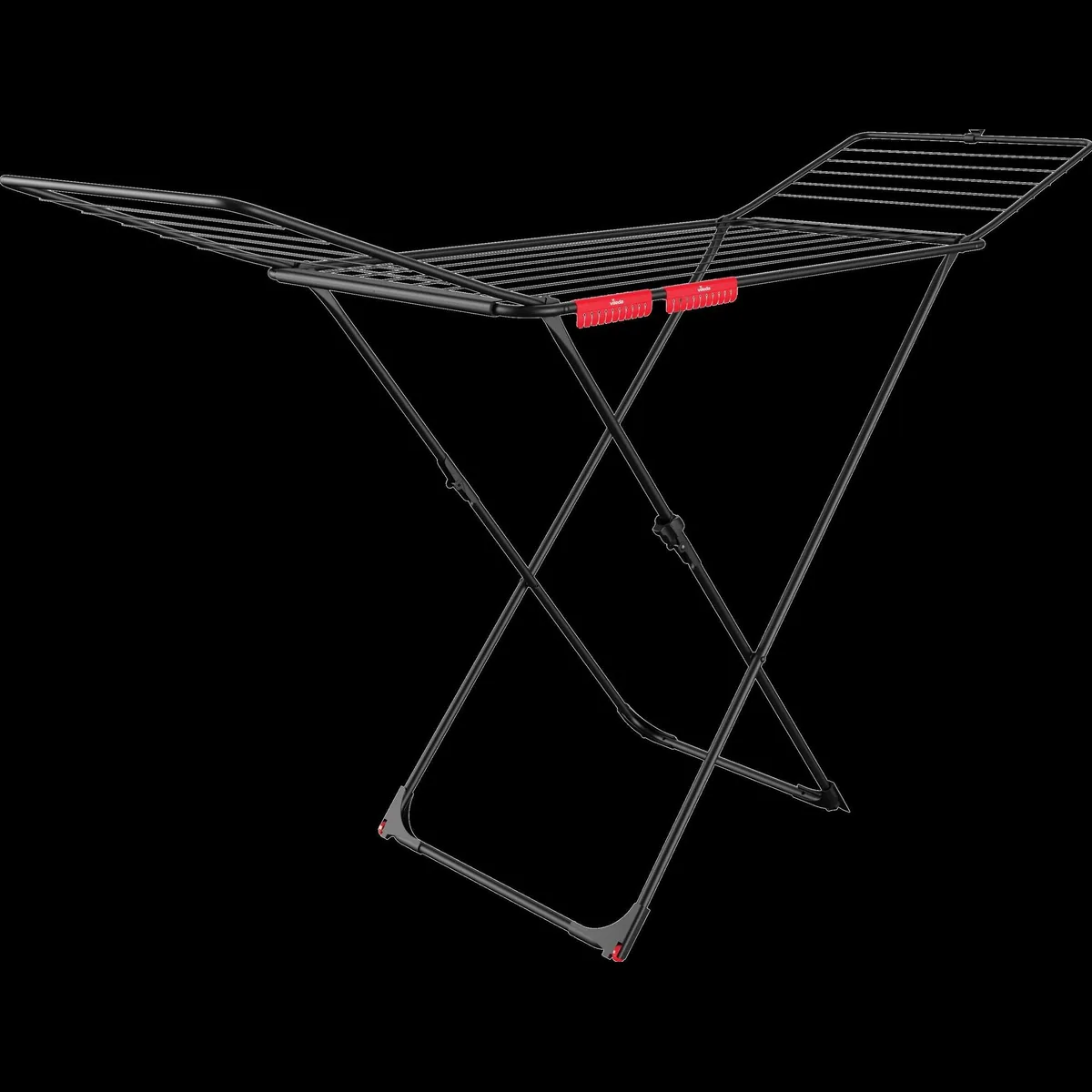 Vileda UNIVERSAL Ultimate Wäscheständer, 18m Leinenlänge, mattschwarze Stahloberfläche 3