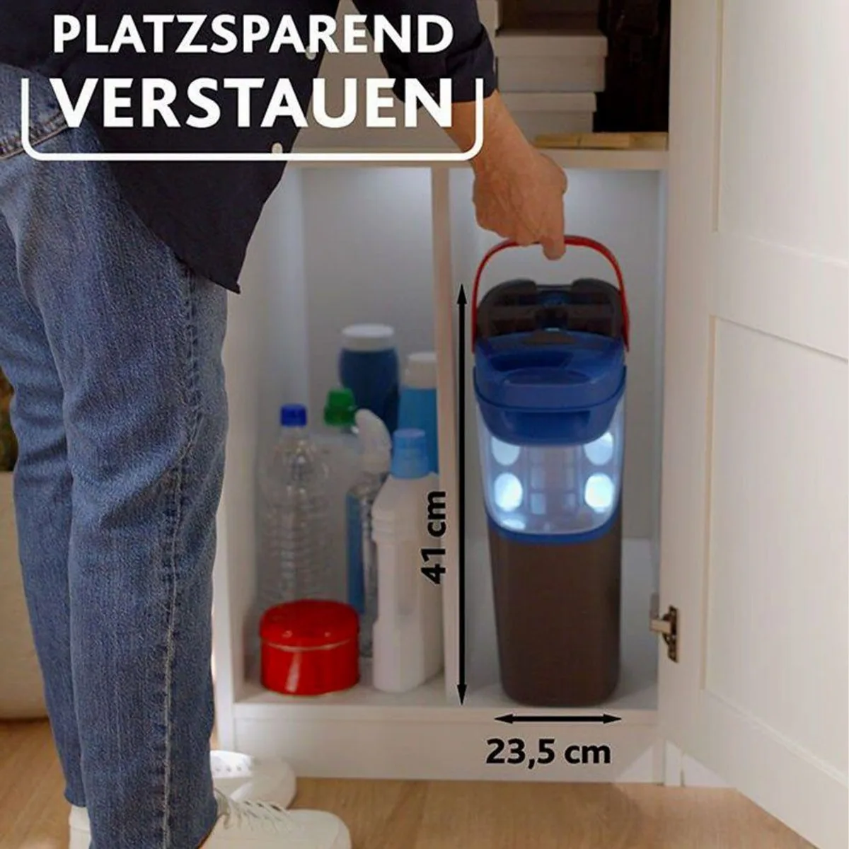 Vileda H2PrO Flachwischsystem, 100 % Trennung von Wasser, ergonomisches Design, Microfasertechnologie 5