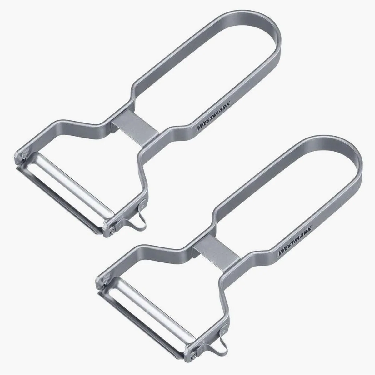 Westmark Sparschäler, 2 Stk., für Rechts- und Linkshänder, robust und spülmaschinengeeignet