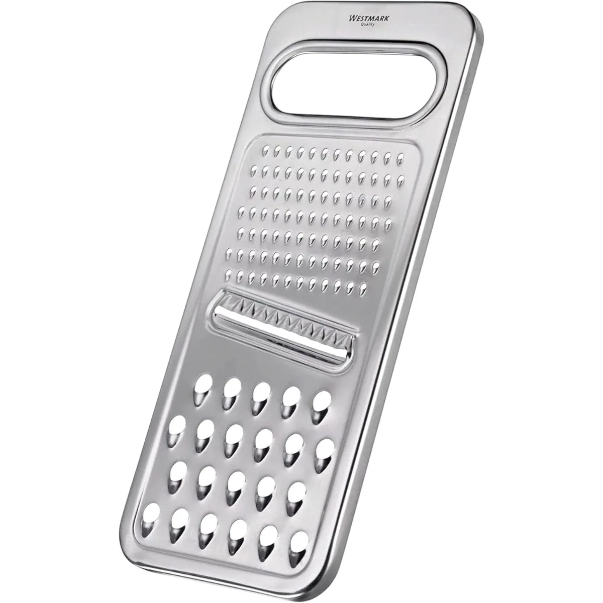 Westmark Multireibe 3 in 1, rostfreier Edelstahl, vielseitige Anwendungen