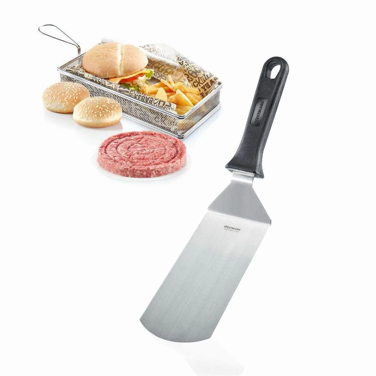 Westmark Profi-Wender, gewinkelt, flexibel, aus Edelstahl 4