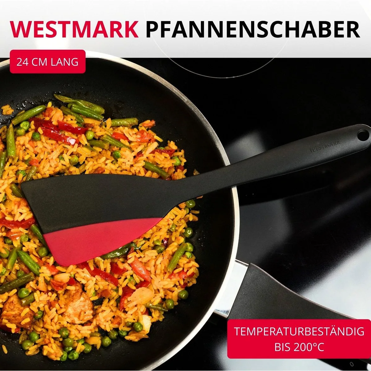 Westmark Flexi-Mini Pfannenwender Schaber, hitzebeständig und flexibel 2