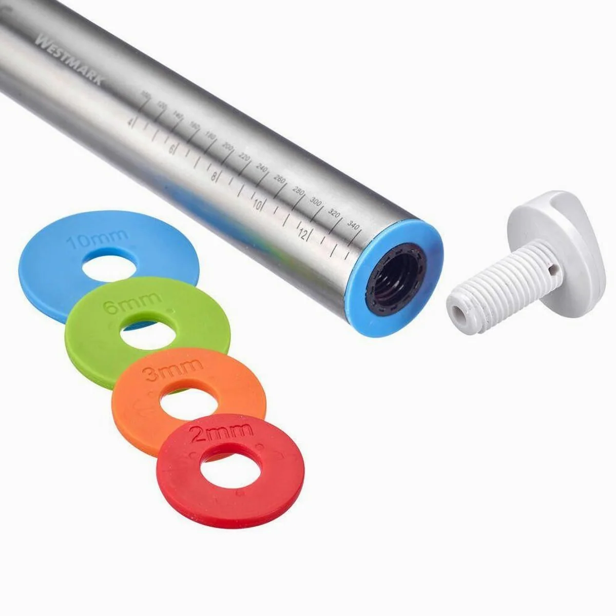 Westmark Teigroller mit Distanzringen, präzise Ausrollstärken für perfekte Ergebnisse 3